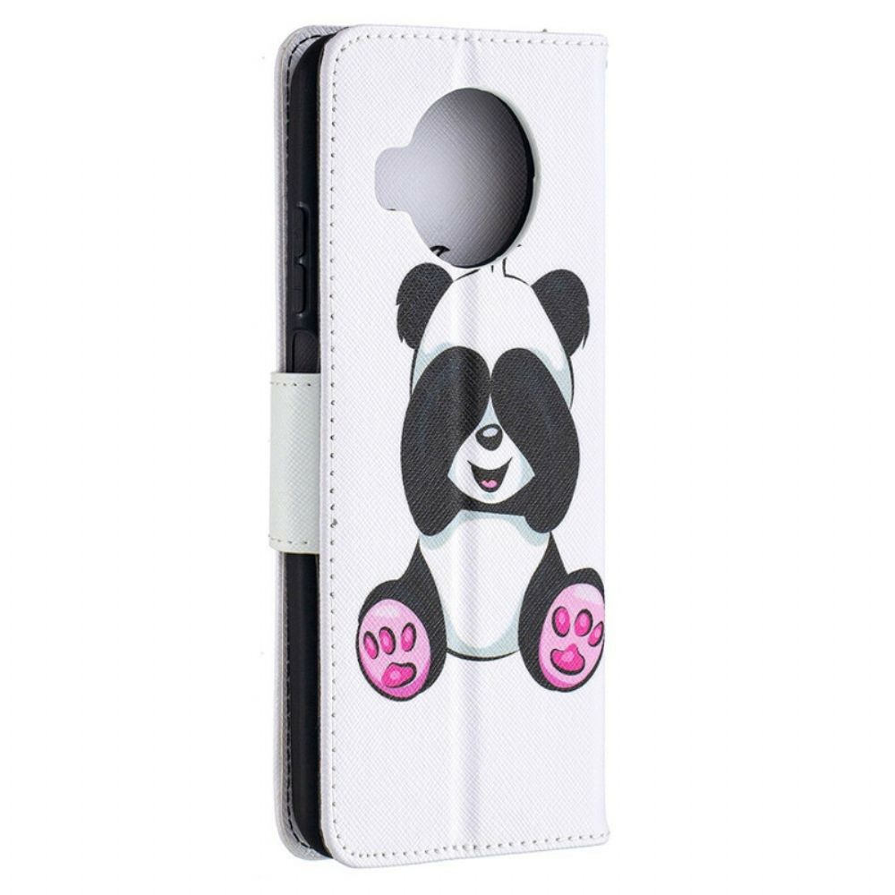 Flip Case Für Xiaomi Mi 10T Lite / Redmi Note 9 Pro 5G Panda-spaß