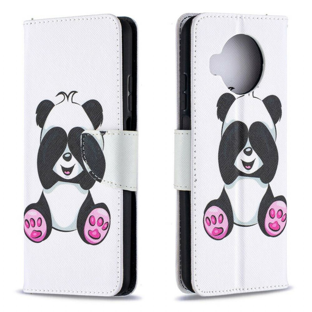 Flip Case Für Xiaomi Mi 10T Lite / Redmi Note 9 Pro 5G Panda-spaß