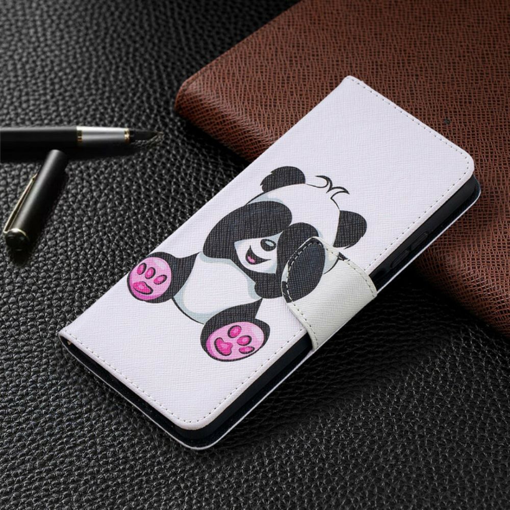 Flip Case Für Xiaomi Mi 10T Lite / Redmi Note 9 Pro 5G Panda-spaß