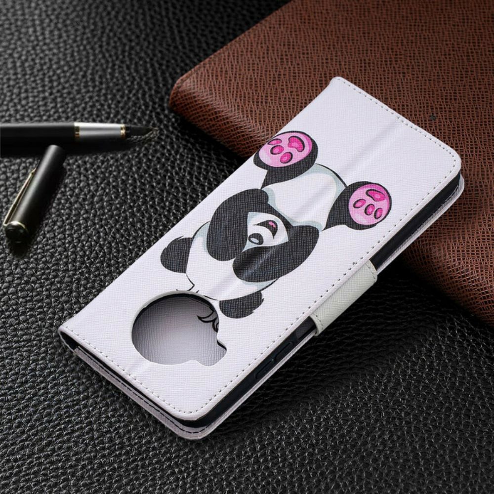 Flip Case Für Xiaomi Mi 10T Lite / Redmi Note 9 Pro 5G Panda-spaß