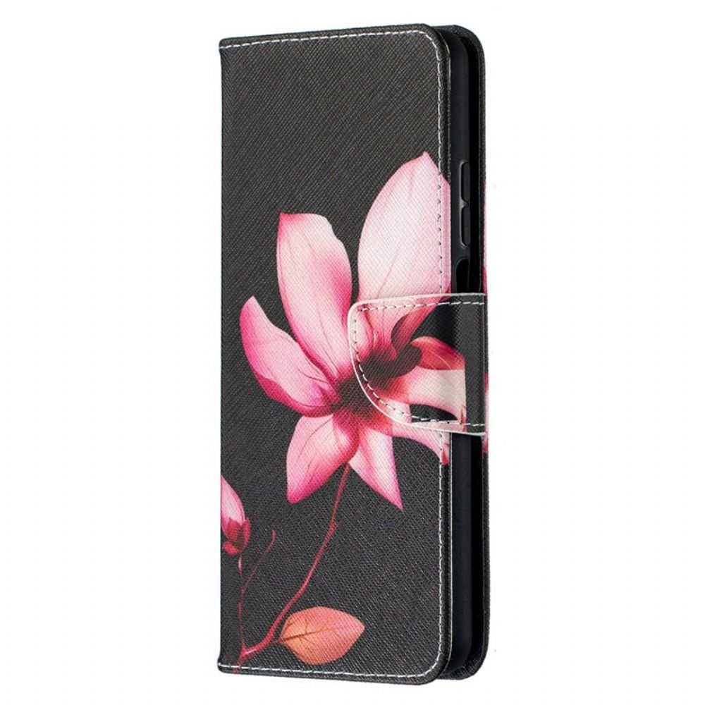 Flip Case Für Xiaomi Mi 10T Lite / Redmi Note 9 Pro 5G Rosa Blume