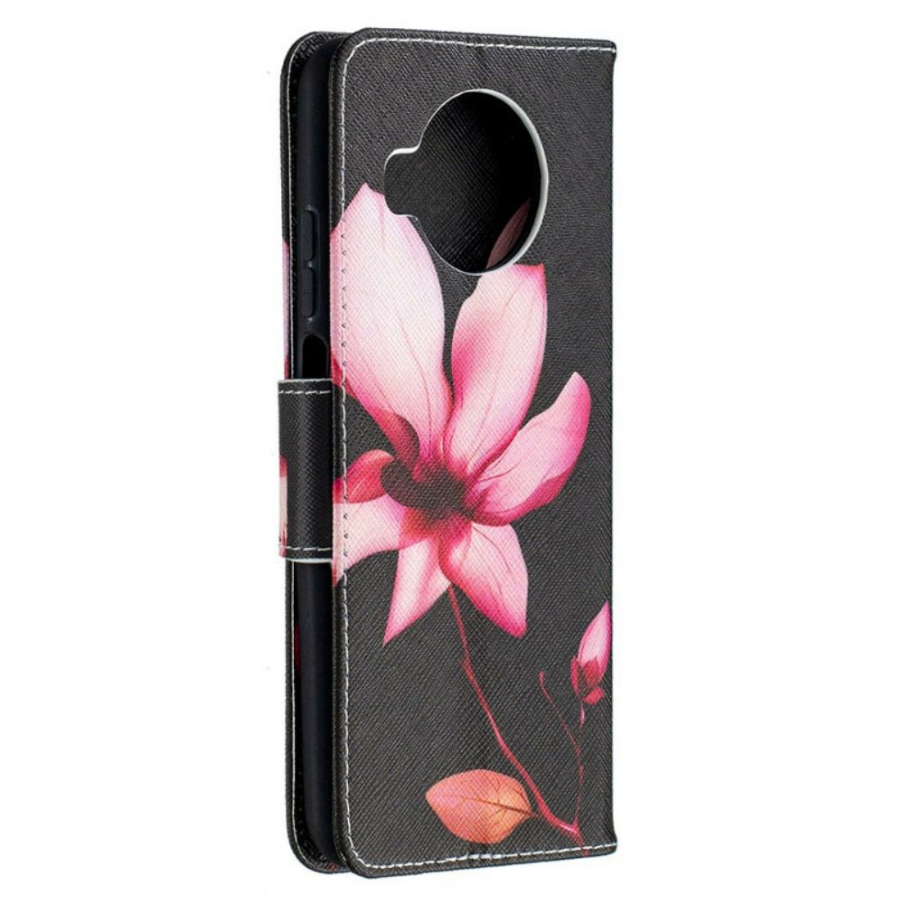 Flip Case Für Xiaomi Mi 10T Lite / Redmi Note 9 Pro 5G Rosa Blume