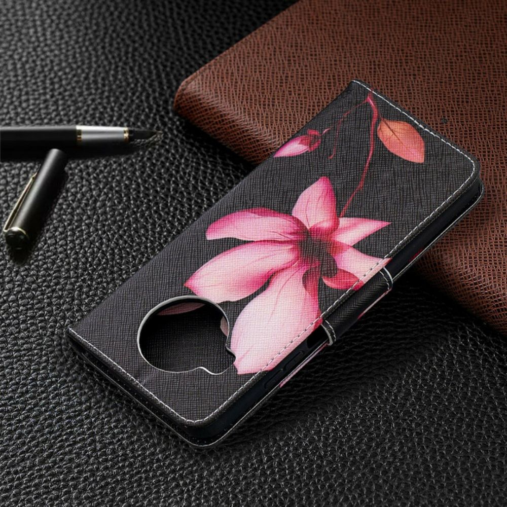 Flip Case Für Xiaomi Mi 10T Lite / Redmi Note 9 Pro 5G Rosa Blume