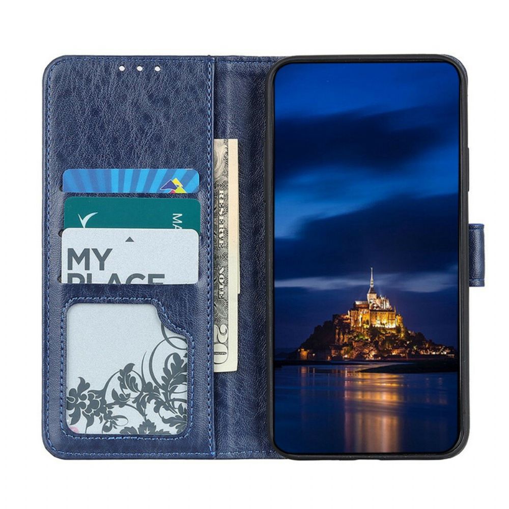 Flip Case Für Xiaomi Mi 10T Lite / Redmi Note 9 Pro 5G Texturiertes Kunstleder