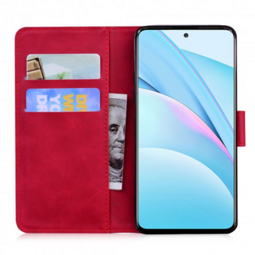 Flip Case Für Xiaomi Mi 10T Lite / Redmi Note 9 Pro 5G Tigergesicht