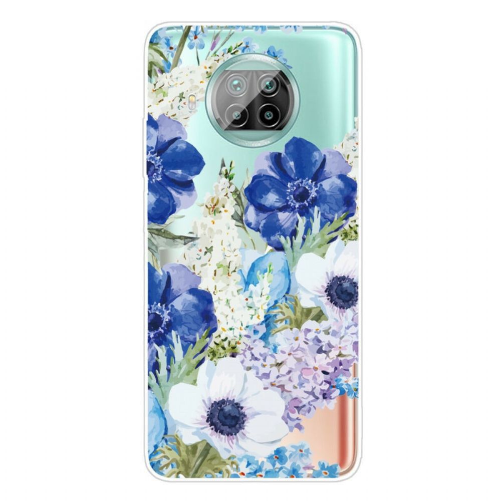 Handyhülle Für Xiaomi Mi 10T Lite / Redmi Note 9 Pro 5G Aquarell Blumen