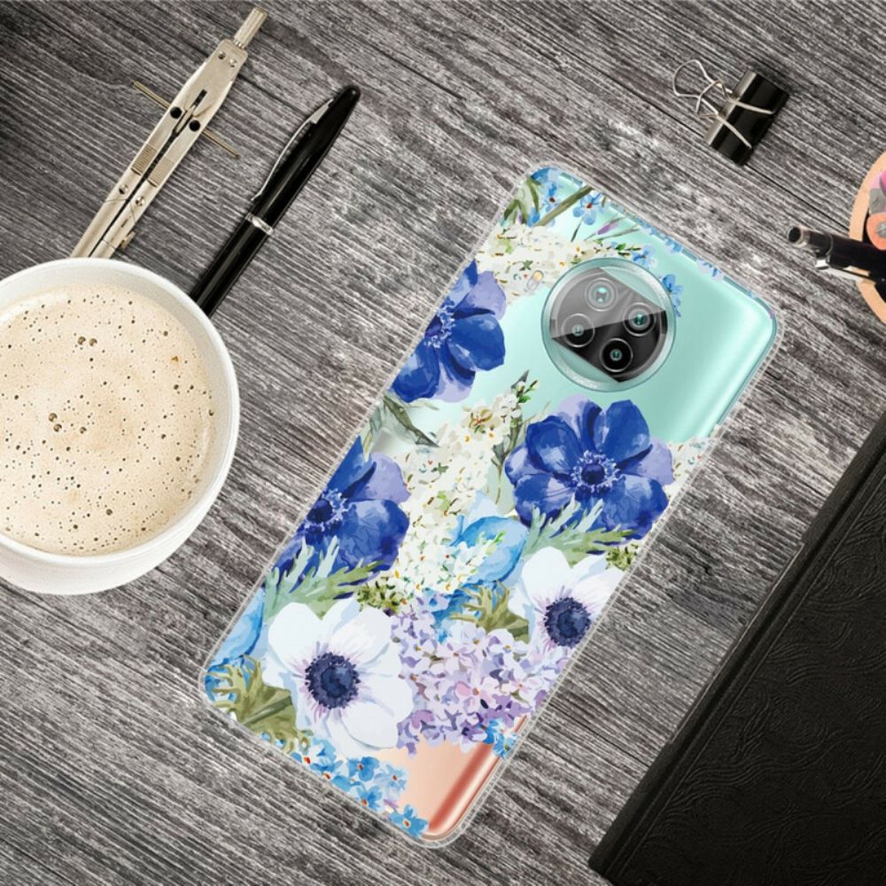 Handyhülle Für Xiaomi Mi 10T Lite / Redmi Note 9 Pro 5G Aquarell Blumen