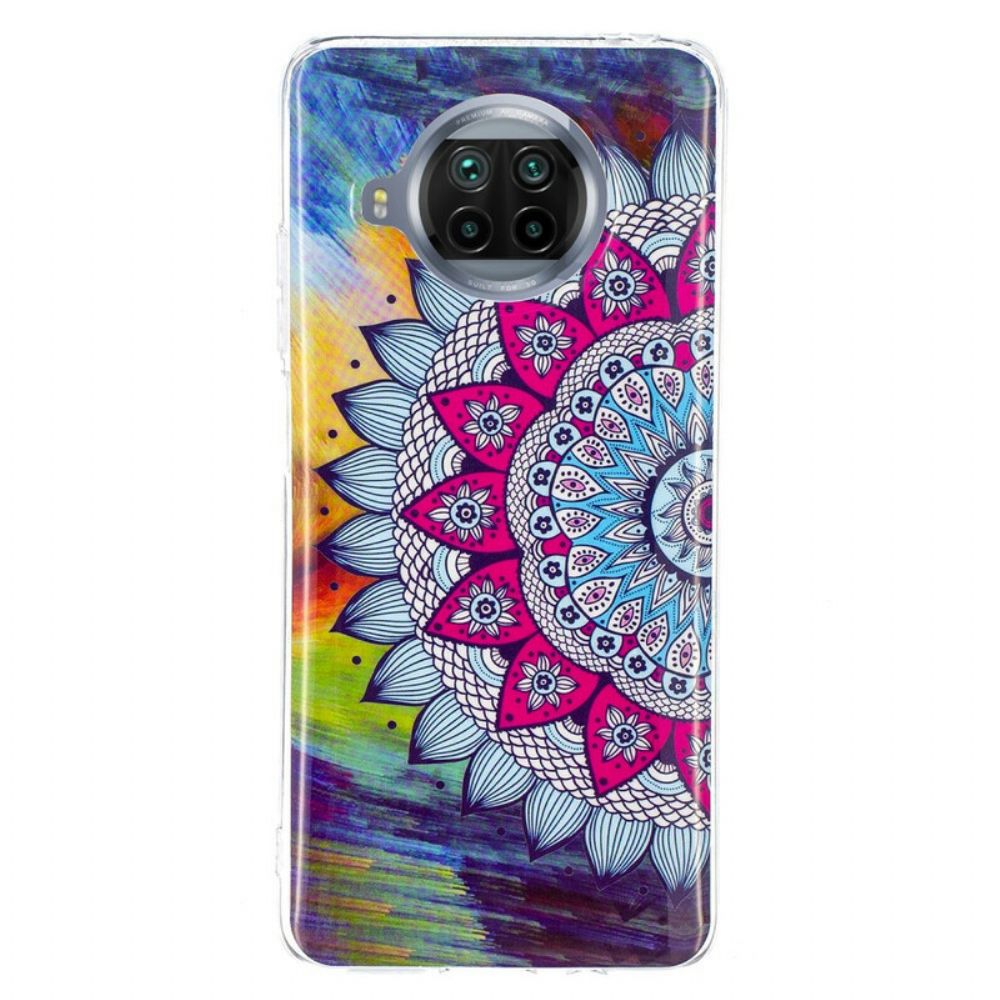 Handyhülle Für Xiaomi Mi 10T Lite / Redmi Note 9 Pro 5G Fluoreszierendes Buntes Mandala