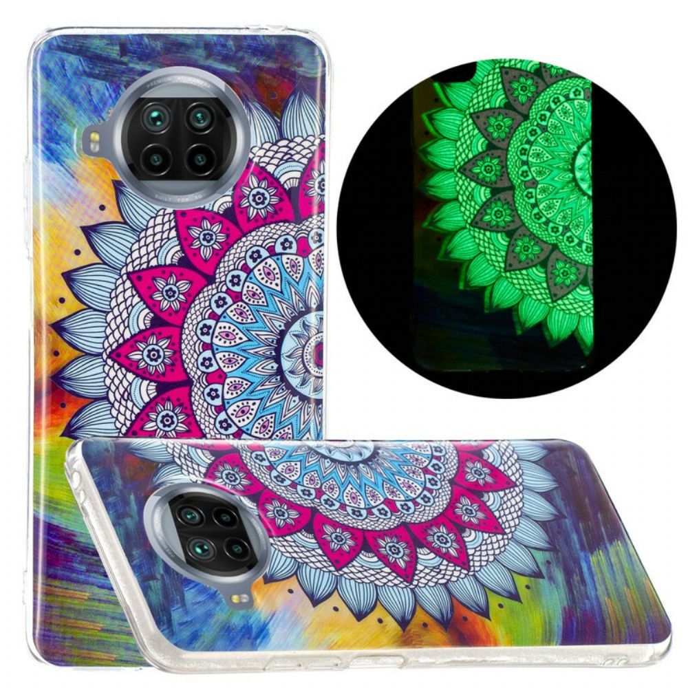 Handyhülle Für Xiaomi Mi 10T Lite / Redmi Note 9 Pro 5G Fluoreszierendes Buntes Mandala