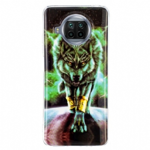 Hülle Für Xiaomi Mi 10T Lite / Redmi Note 9 Pro 5G Fluoreszierende Wolf-serie