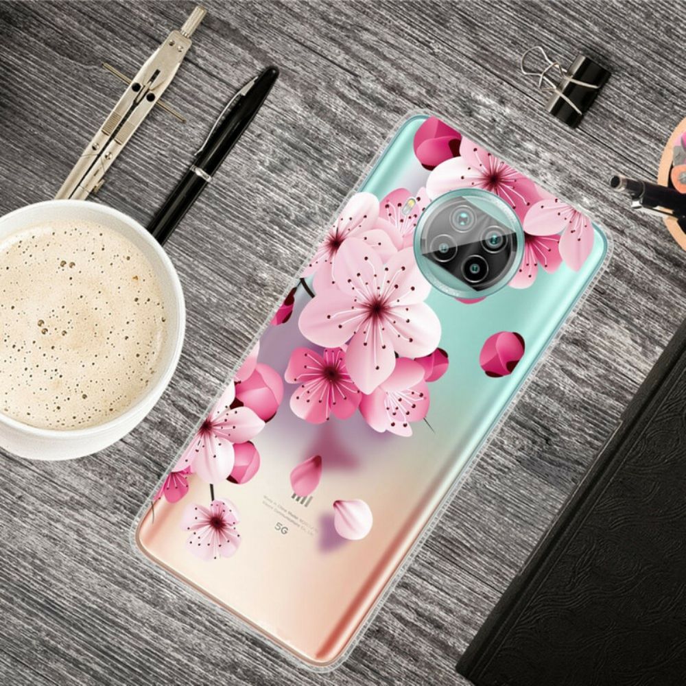 Hülle Für Xiaomi Mi 10T Lite / Redmi Note 9 Pro 5G Kleine Rosa Blumen