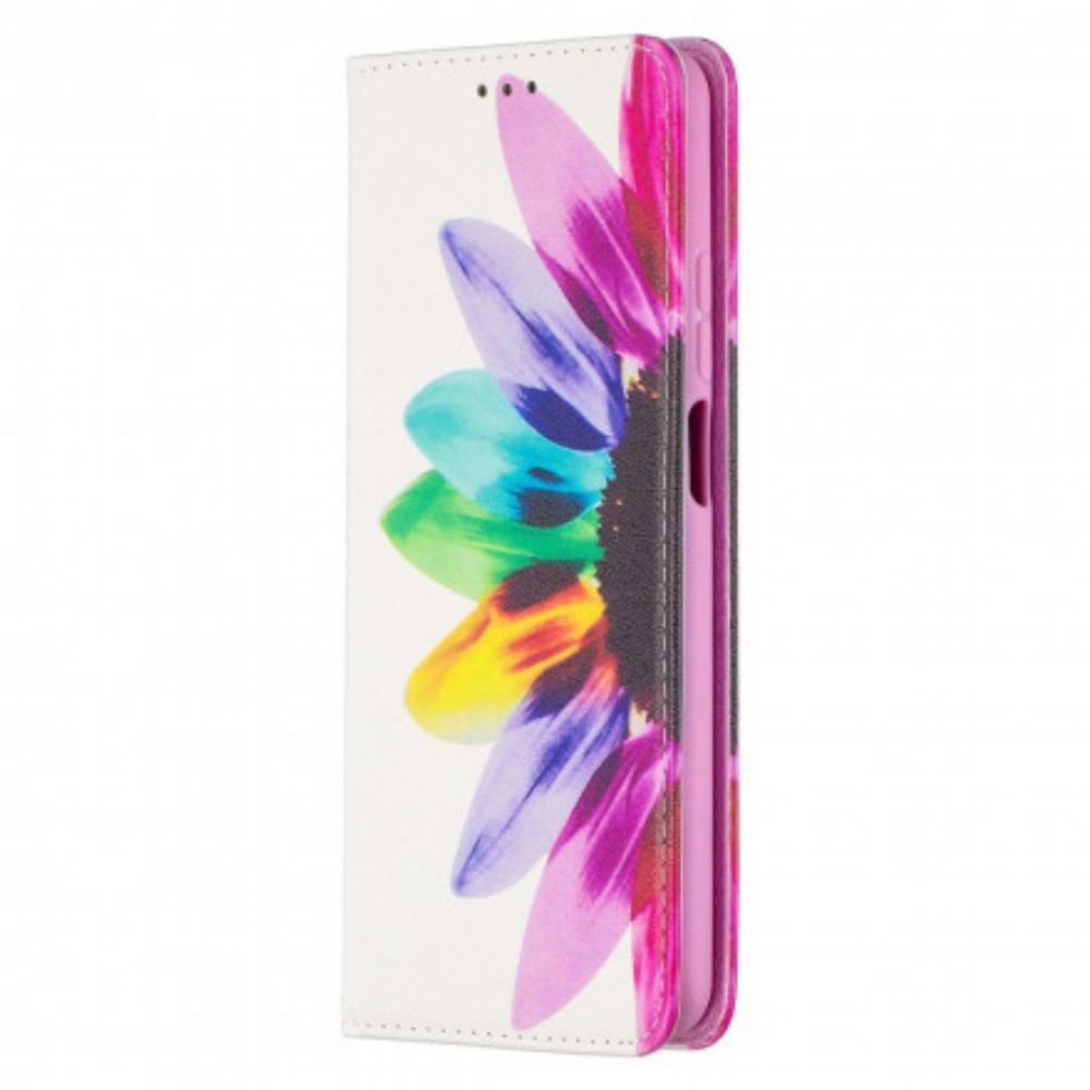 Schutzhülle Für Xiaomi Mi 10T Lite / Redmi Note 9 Pro 5G Flip Case Aquarell Blume