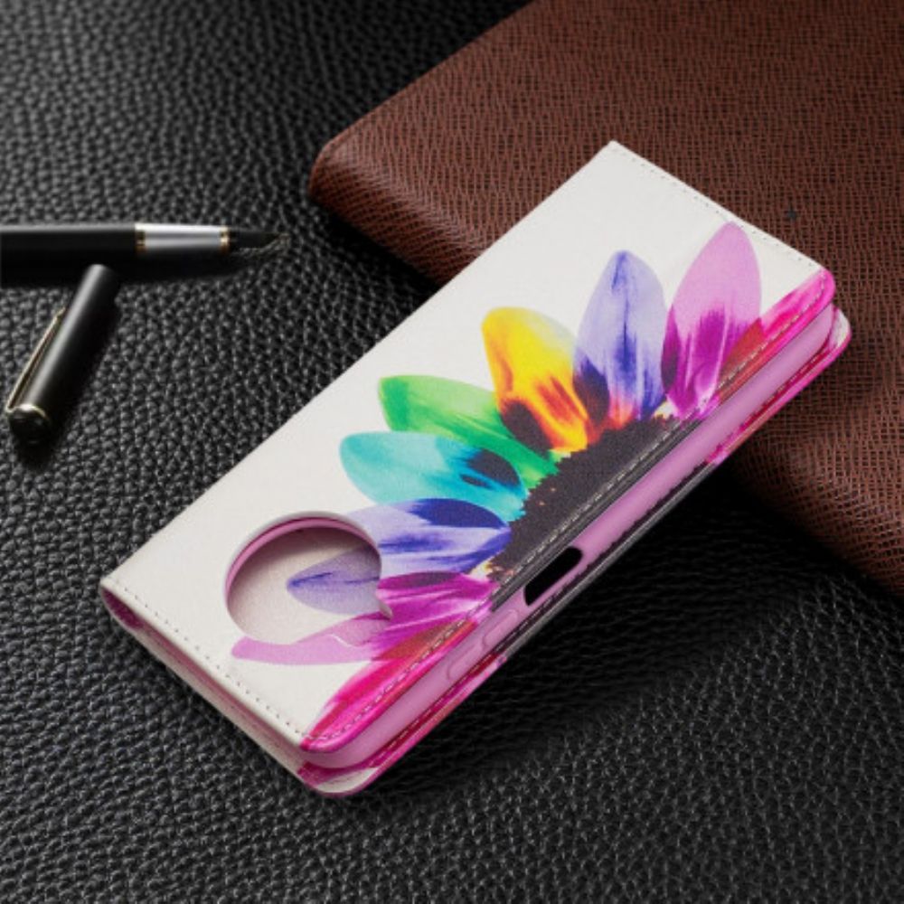 Schutzhülle Für Xiaomi Mi 10T Lite / Redmi Note 9 Pro 5G Flip Case Aquarell Blume