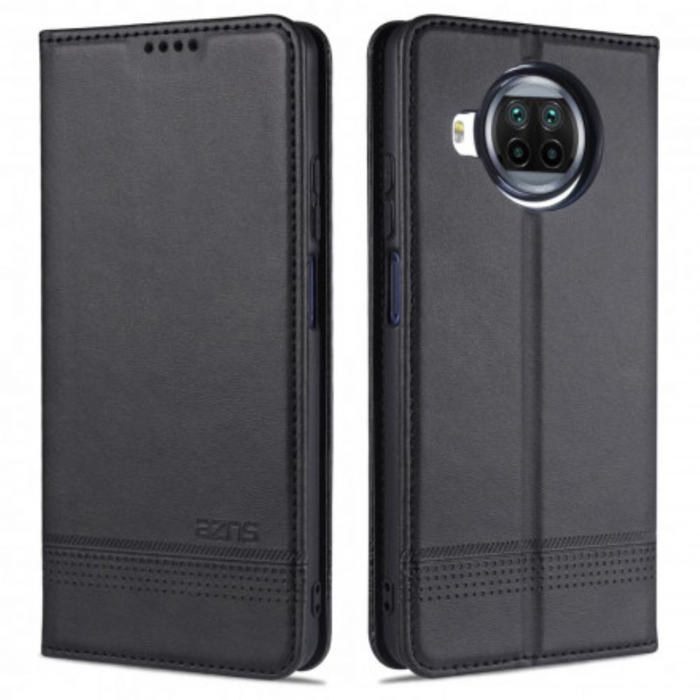 Schutzhülle Für Xiaomi Mi 10T Lite / Redmi Note 9 Pro 5G Flip Case Azns Lederstil