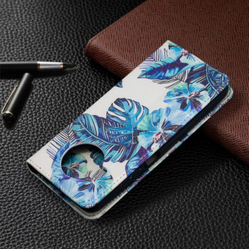 Schutzhülle Für Xiaomi Mi 10T Lite / Redmi Note 9 Pro 5G Flip Case Blätter