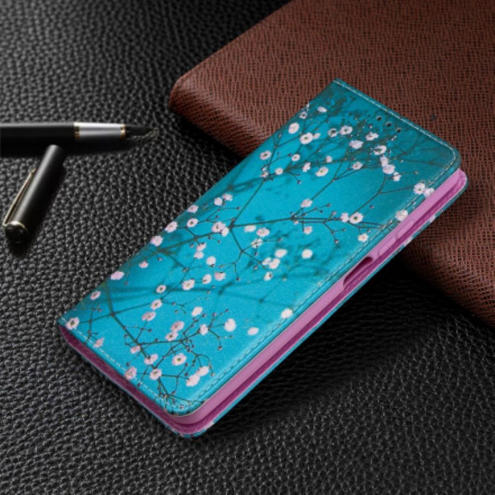 Schutzhülle Für Xiaomi Mi 10T Lite / Redmi Note 9 Pro 5G Flip Case Blühende Zweige