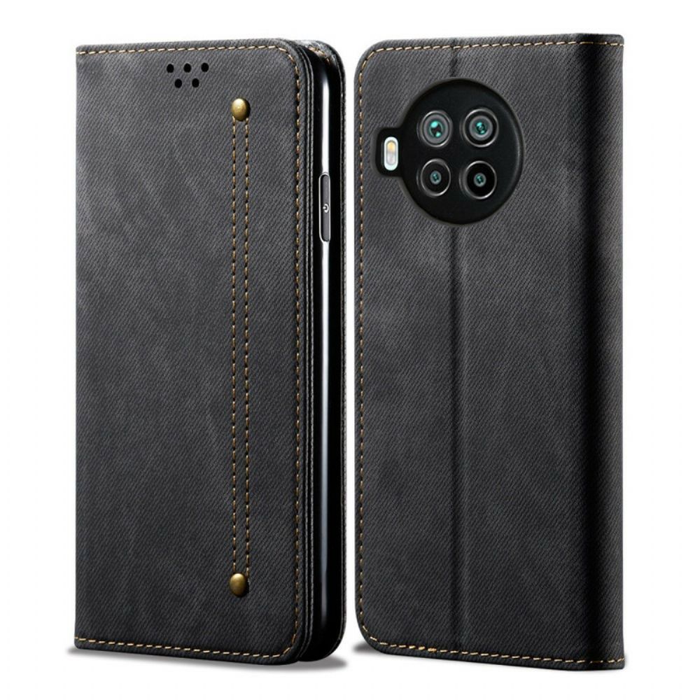 Schutzhülle Für Xiaomi Mi 10T Lite / Redmi Note 9 Pro 5G Flip Case Jeansstoff