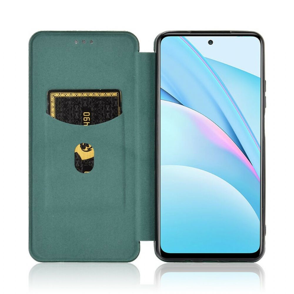 Schutzhülle Für Xiaomi Mi 10T Lite / Redmi Note 9 Pro 5G Flip Case Kohlefaser