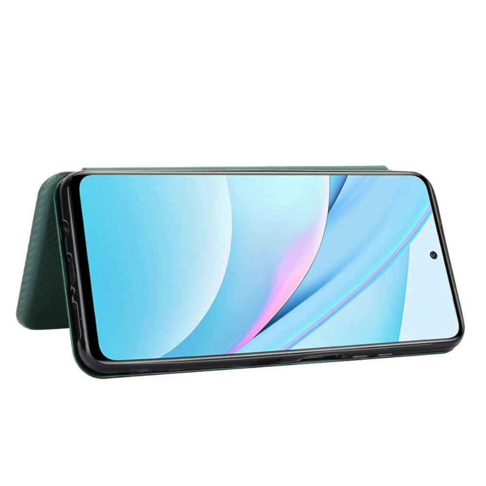 Schutzhülle Für Xiaomi Mi 10T Lite / Redmi Note 9 Pro 5G Flip Case Kohlefaser