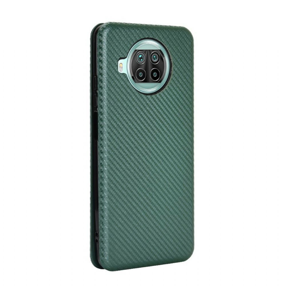 Schutzhülle Für Xiaomi Mi 10T Lite / Redmi Note 9 Pro 5G Flip Case Kohlefaser