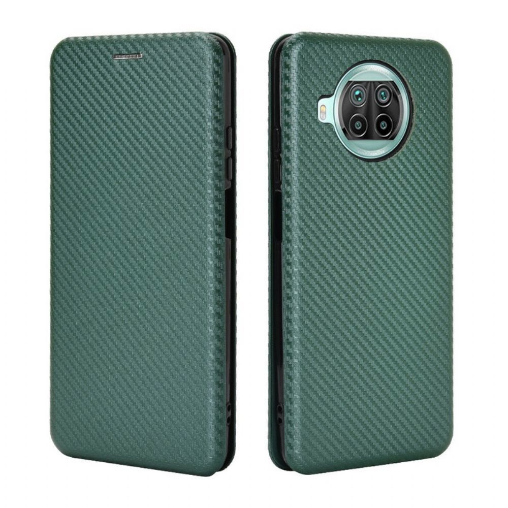 Schutzhülle Für Xiaomi Mi 10T Lite / Redmi Note 9 Pro 5G Flip Case Kohlefaser