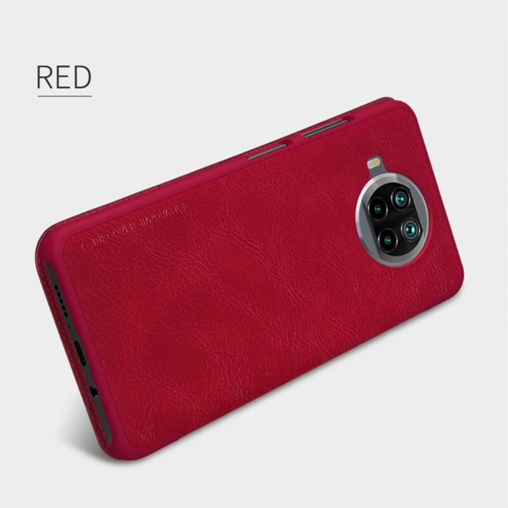 Schutzhülle Für Xiaomi Mi 10T Lite / Redmi Note 9 Pro 5G Flip Case Nillkin Qin-serie