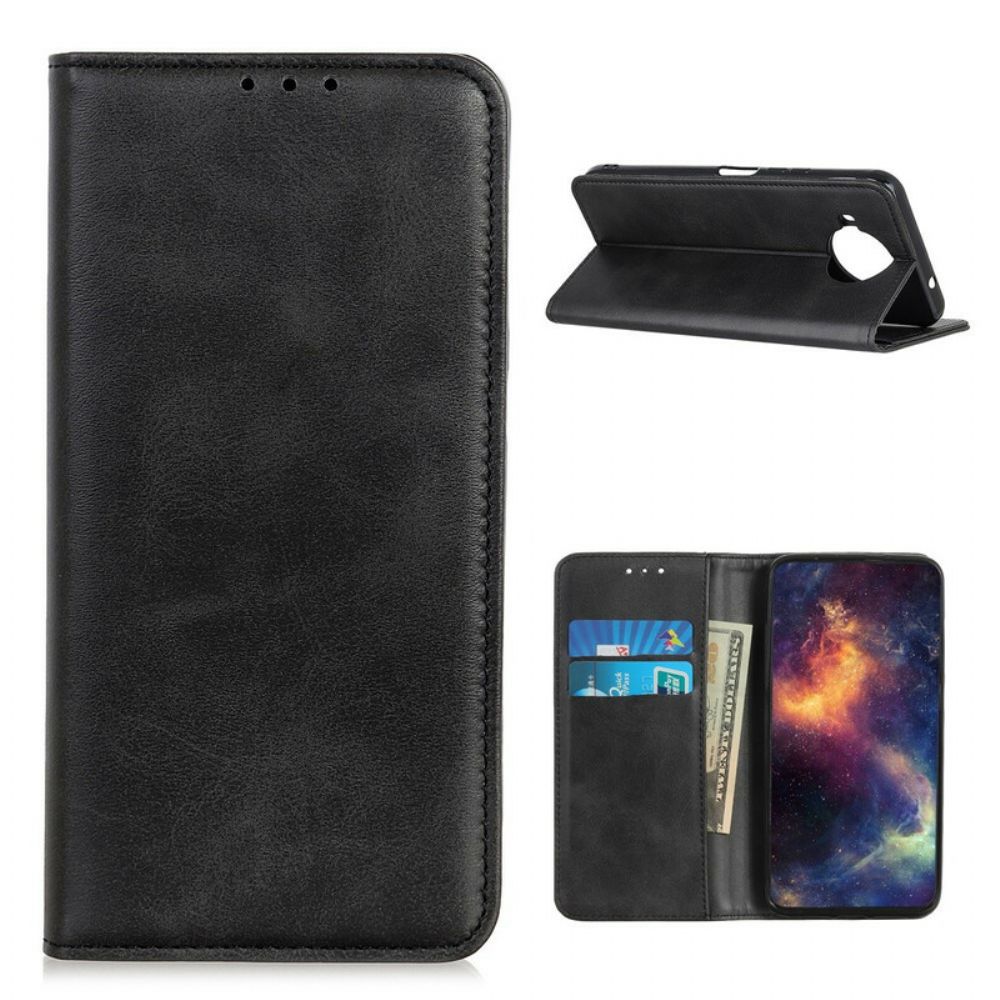 Schutzhülle Für Xiaomi Mi 10T Lite / Redmi Note 9 Pro 5G Flip Case Spaltleder