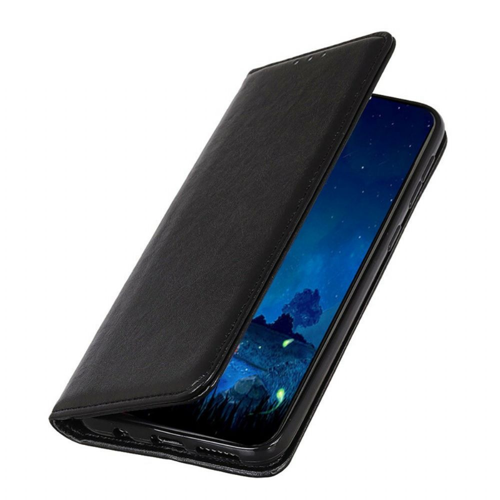 Schutzhülle Für Xiaomi Mi 10T Lite / Redmi Note 9 Pro 5G Flip Case Strukturiertes Spaltleder