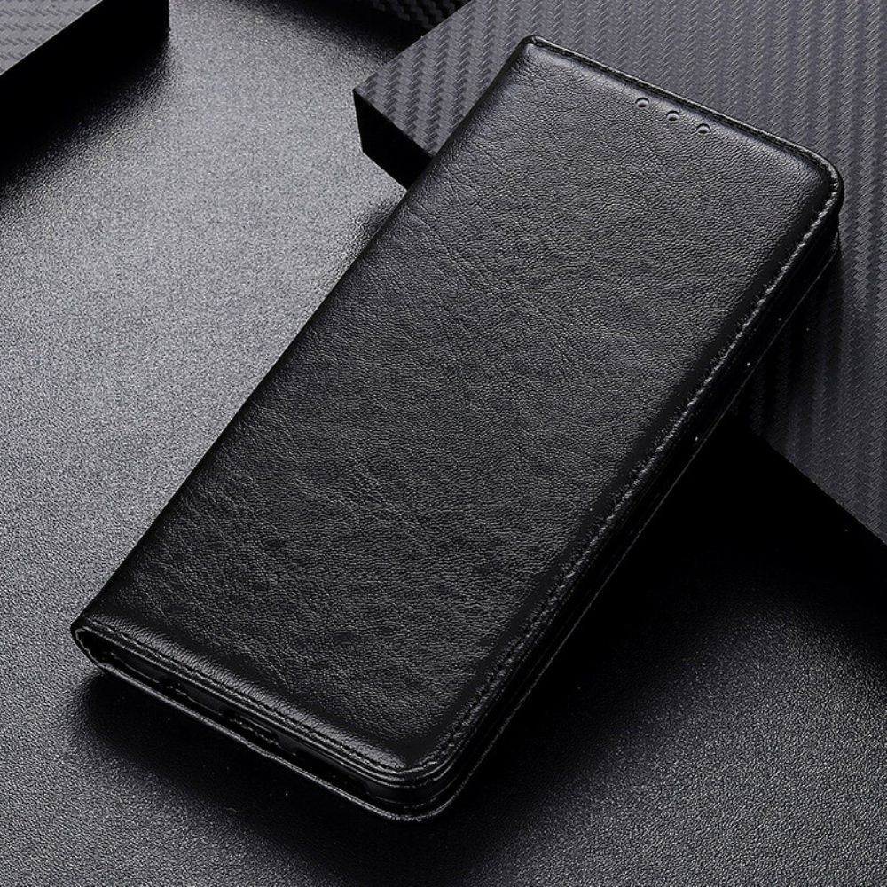 Schutzhülle Für Xiaomi Mi 10T Lite / Redmi Note 9 Pro 5G Flip Case Strukturiertes Spaltleder