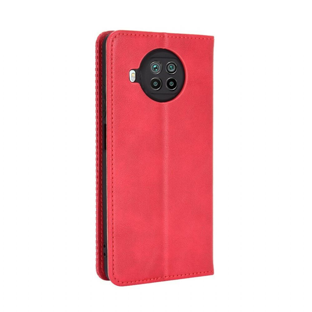 Schutzhülle Für Xiaomi Mi 10T Lite / Redmi Note 9 Pro 5G Flip Case Vintage-effekt