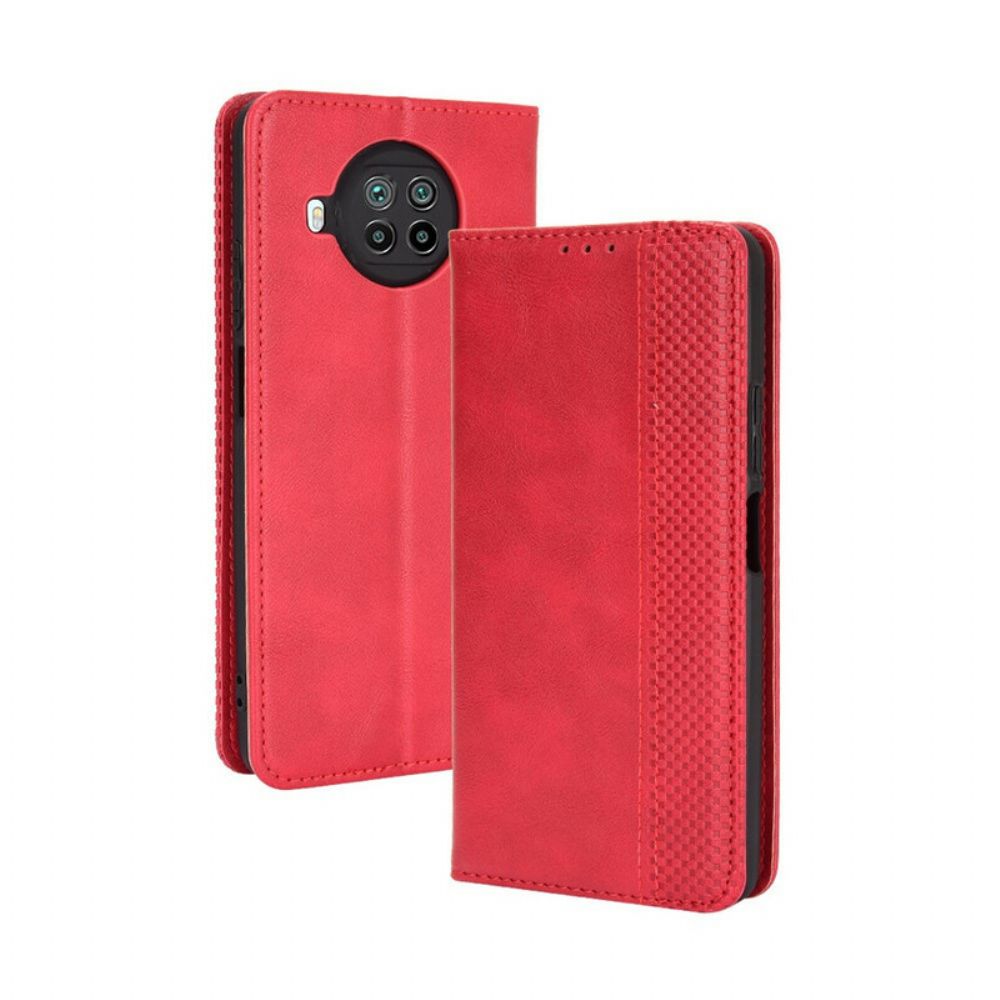 Schutzhülle Für Xiaomi Mi 10T Lite / Redmi Note 9 Pro 5G Flip Case Vintage-effekt