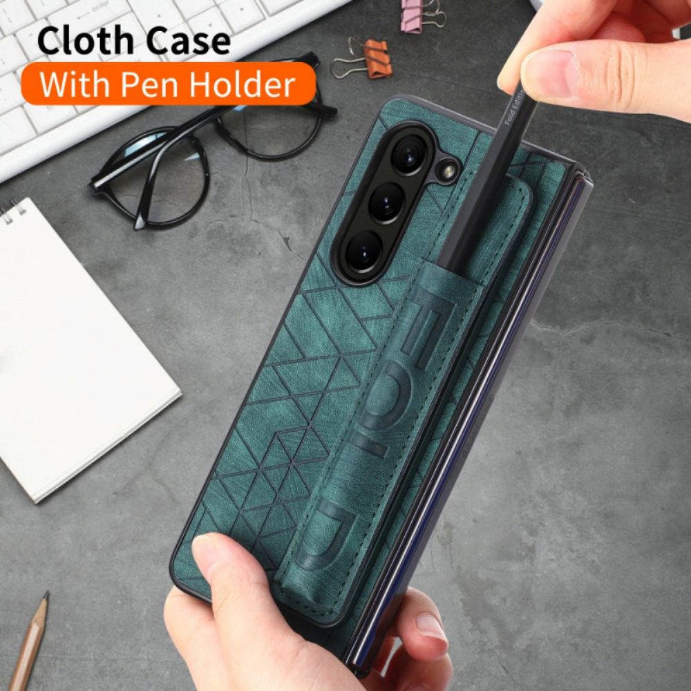 Hülle Samsung Galaxy Z Fold 5 Handyhülle Stifthalter Mit Riemen