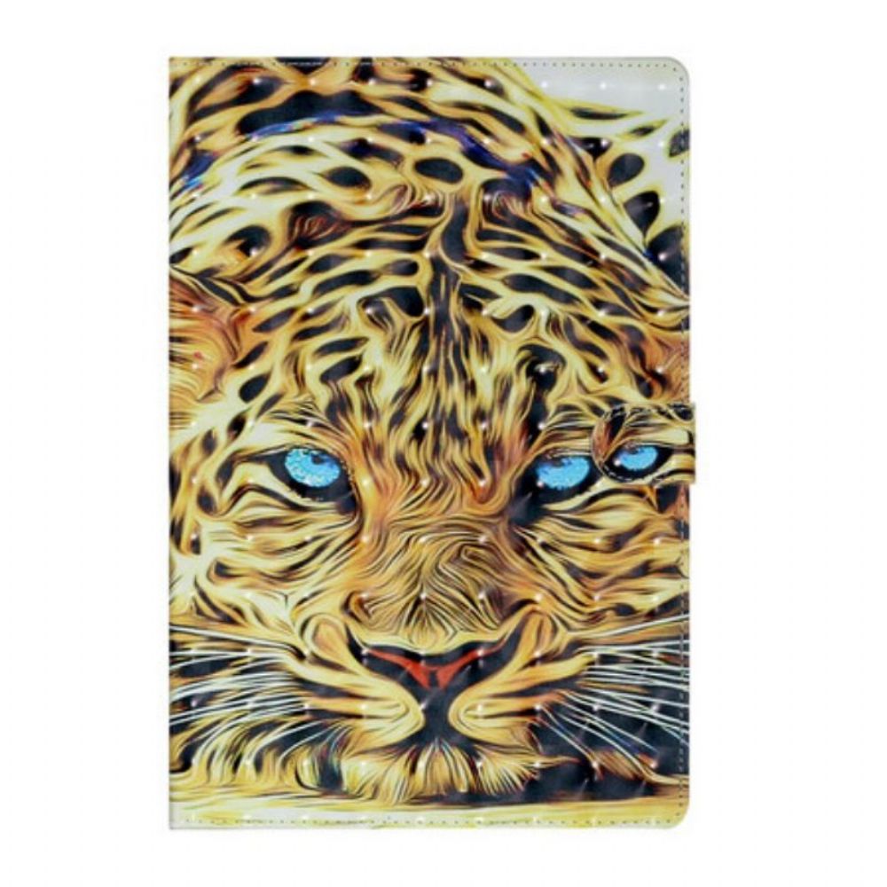 Flip Case Für Samsung Galaxy Tab S8 Plus / Tab S7 Plus Tiger-kunst