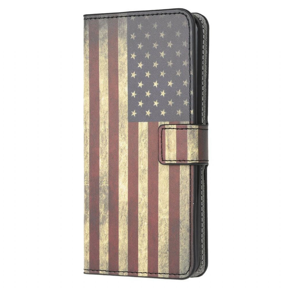 Flip Case Für Xiaomi Redmi 9C Amerikanische Flagge