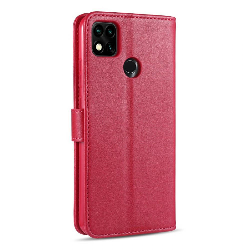 Flip Case Für Xiaomi Redmi 9C Azns Kunstleder