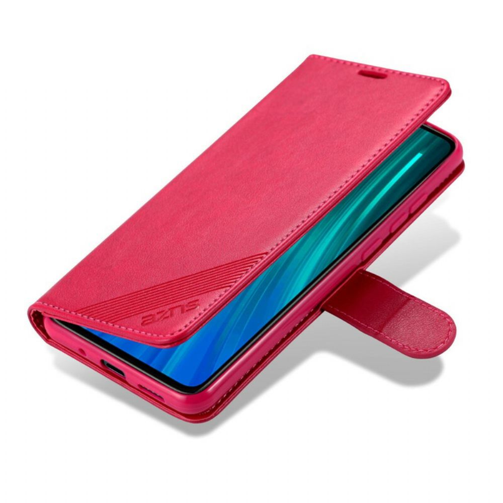 Flip Case Für Xiaomi Redmi 9C Azns Kunstleder