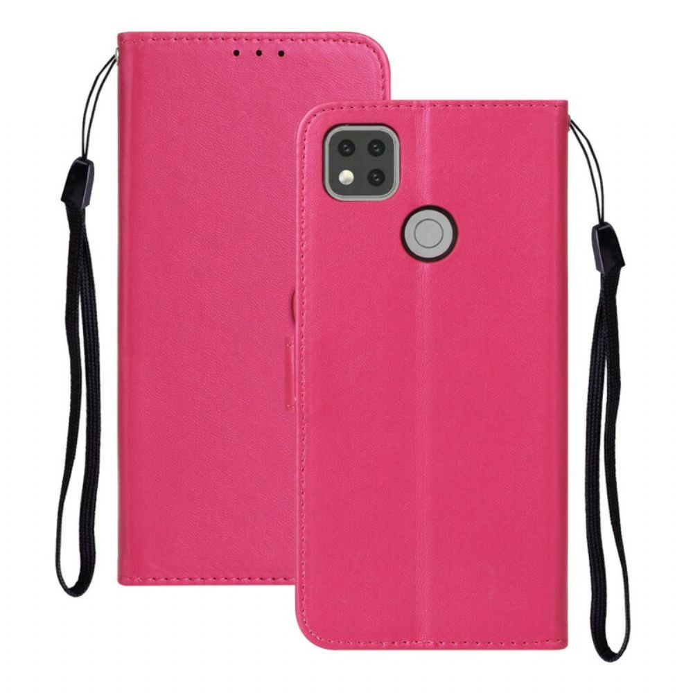 Flip Case Für Xiaomi Redmi 9C Einfarbige Serie