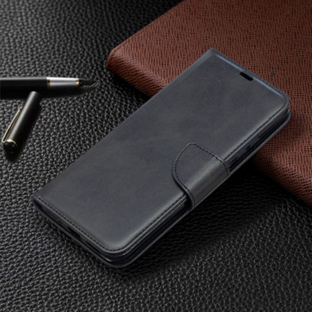 Flip Case Für Xiaomi Redmi 9C Flip Case Glatte Schräge Klappe