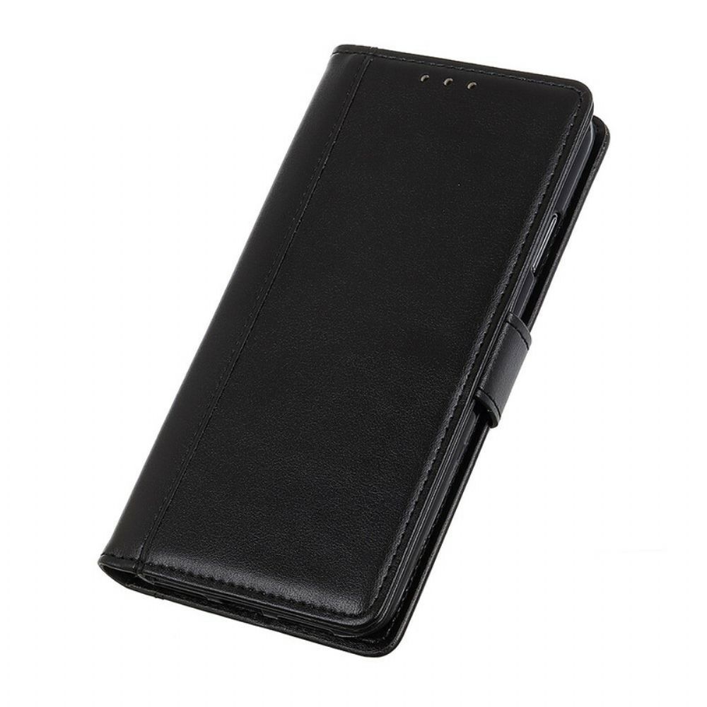 Flip Case Für Xiaomi Redmi 9C Version Aus Spaltleder