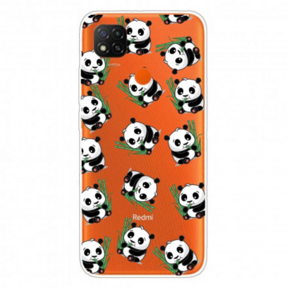 Handyhülle Für Xiaomi Redmi 9C Kleine Pandas