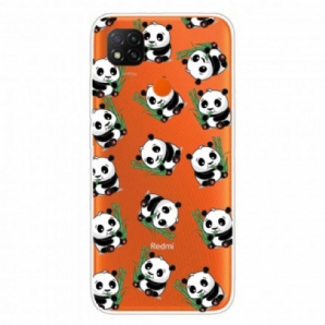 Handyhülle Für Xiaomi Redmi 9C Kleine Pandas