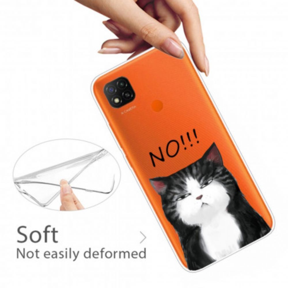 Hülle Für Xiaomi Redmi 9C Die Katze Die Nein Sagt