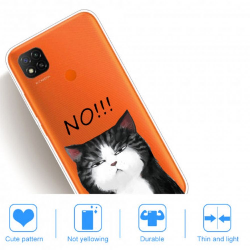 Hülle Für Xiaomi Redmi 9C Die Katze Die Nein Sagt