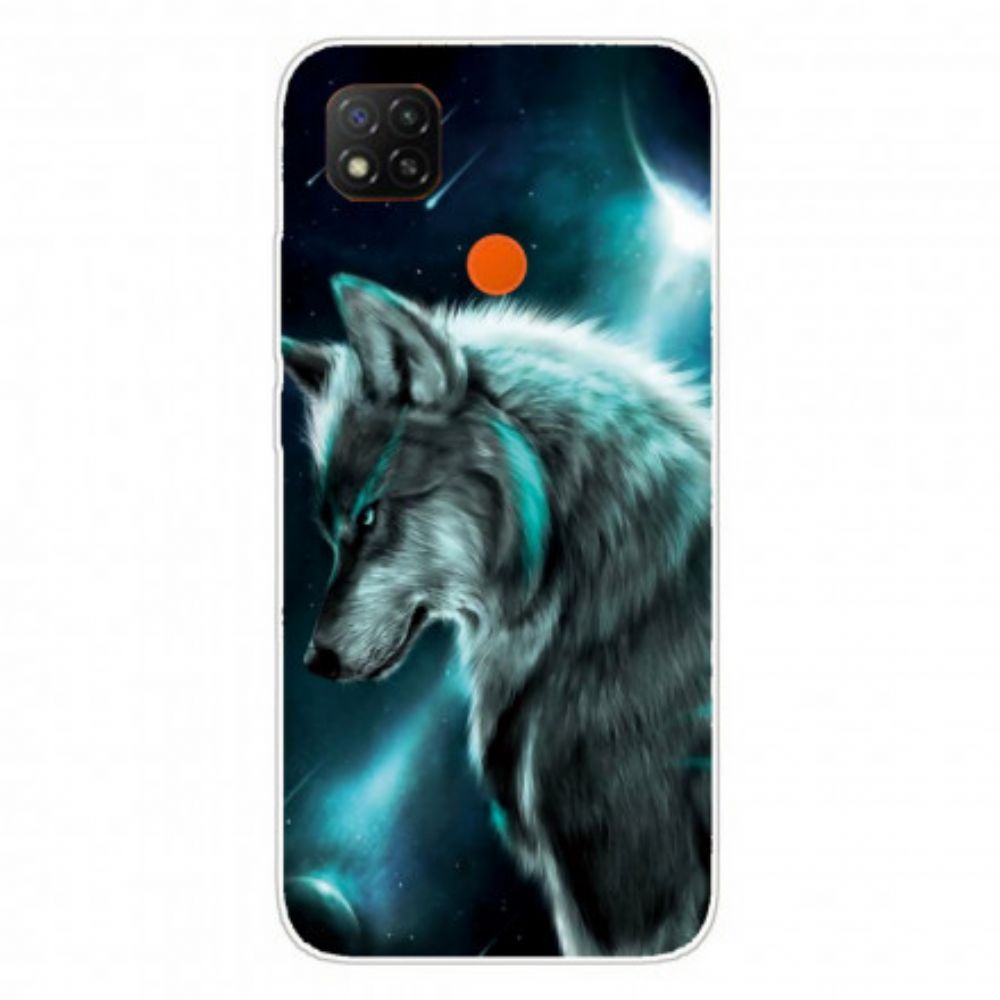 Hülle Für Xiaomi Redmi 9C Königlicher Wolf