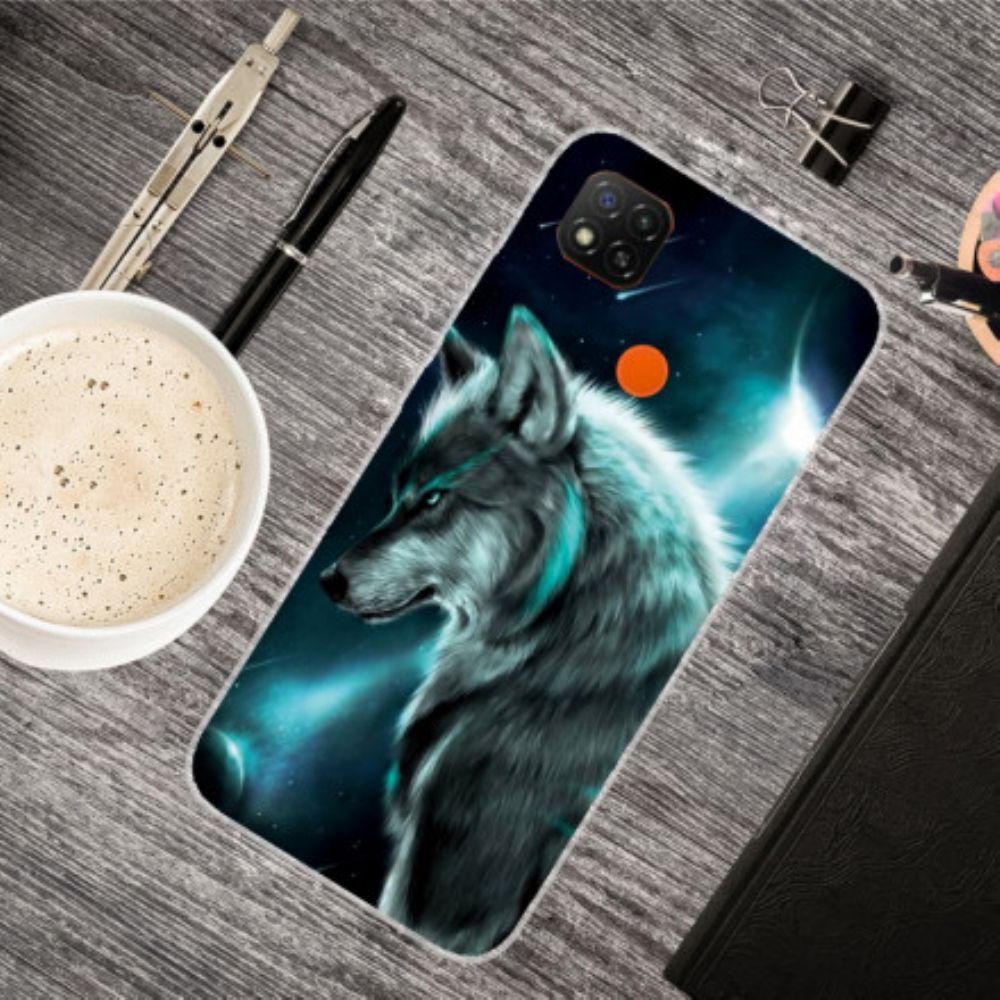 Hülle Für Xiaomi Redmi 9C Königlicher Wolf