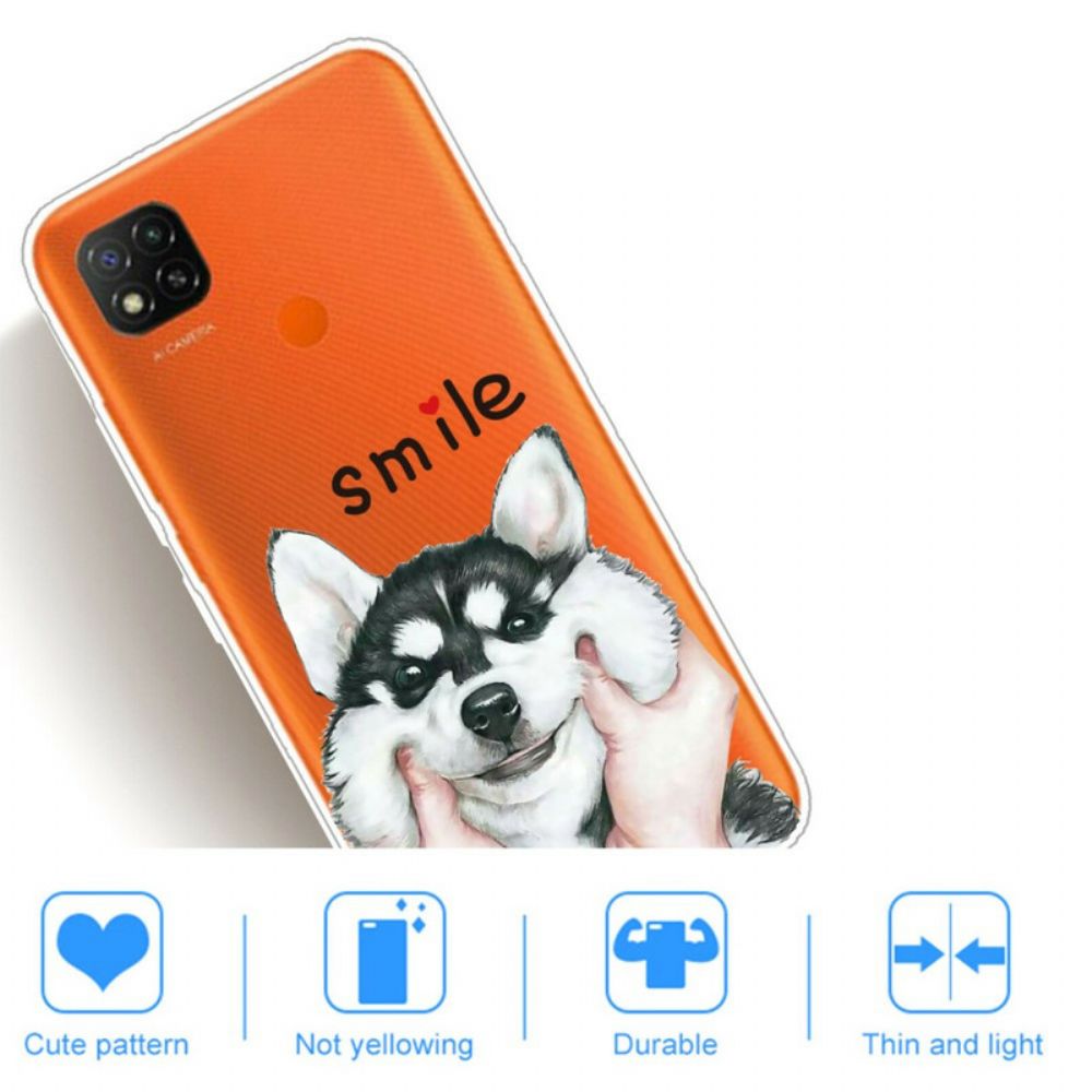 Hülle Für Xiaomi Redmi 9C Lächle Hund