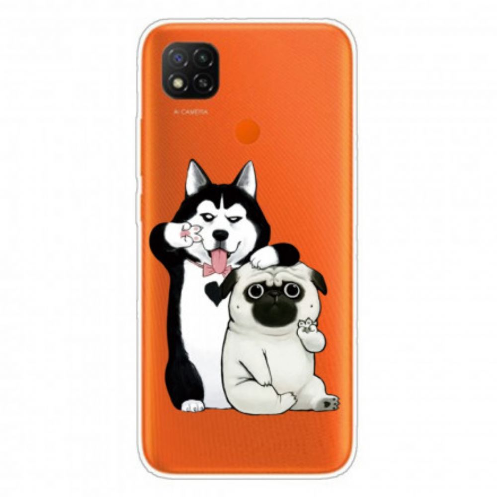 Hülle Für Xiaomi Redmi 9C Lustige Hunde