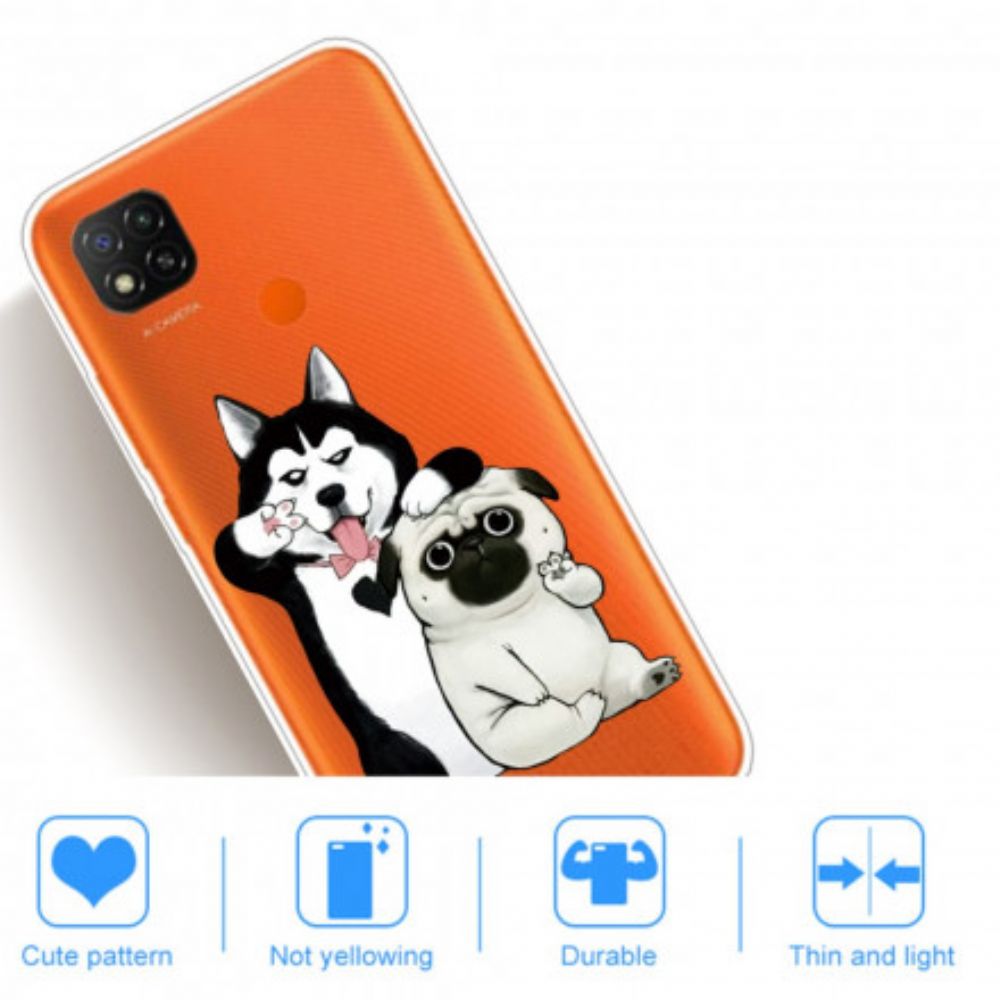 Hülle Für Xiaomi Redmi 9C Lustige Hunde