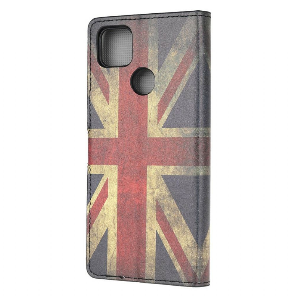 Lederhüllen Für Xiaomi Redmi 9C England-flagge