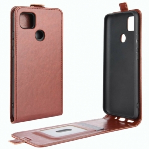 Lederhüllen Für Xiaomi Redmi 9C Flip Case Faltbarer Ledereffekt